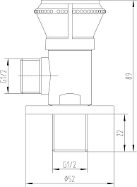 Milacio Шланговое подключение MC.007.BBR черная бронза – фотография-2